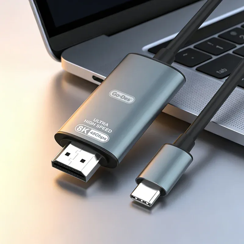 GO DES HDTV 2.1 Ultra High Speed USB-C to 8K HDMI Cable — image 4