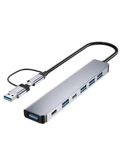 Microdigit 7-in-1 Multi-Port USB Type-C Hub MT406TA — image 2