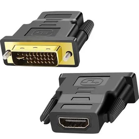 DVI 24+5 Female to HDMI Male Adapter Connector – Professional Display Converter — image 4