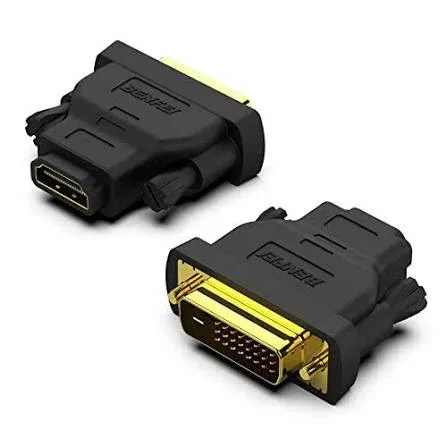 DVI 24+5 Female to HDMI Male Adapter Connector – Professional Display Converter — image 2