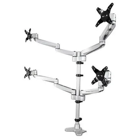 Skill Tech Quad Monitor Stand Table for 13–27 Inch Monitors — image 4