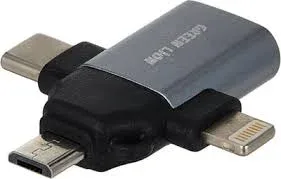 Green Lion 3 in 1 OTG ( Lightning / Micro / Type-C ) Adapter — image 3