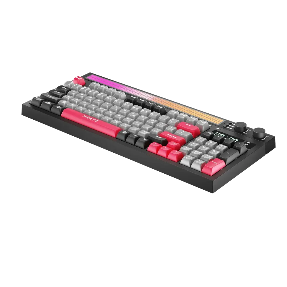HEATZ ZK30 Triple-Mode RGB Gaming Keyboard with Bluetooth 5.3, 2.4GHz Wireless, Type-C Wired & Rechargeable Battery — image 2