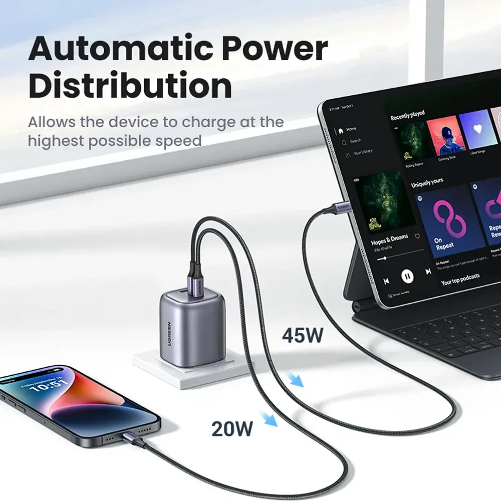 UGREEN Nexode S 65W 3-Port GaN Fast Charger UK — image 4