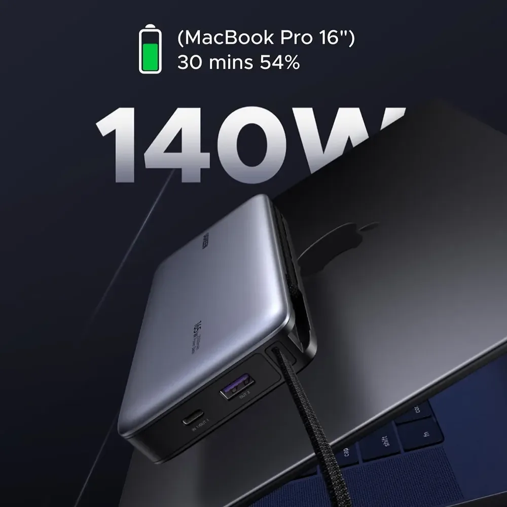 UGREEN Nexode 25000mAh 165W Power Bank with Built-in USB-C Cables — image 2