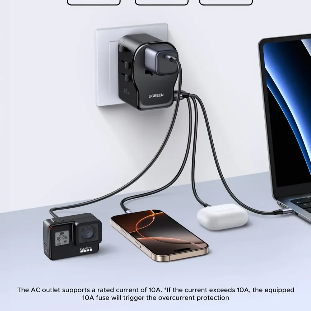 UGREEN 65W Universal Travel Adapter — image 5
