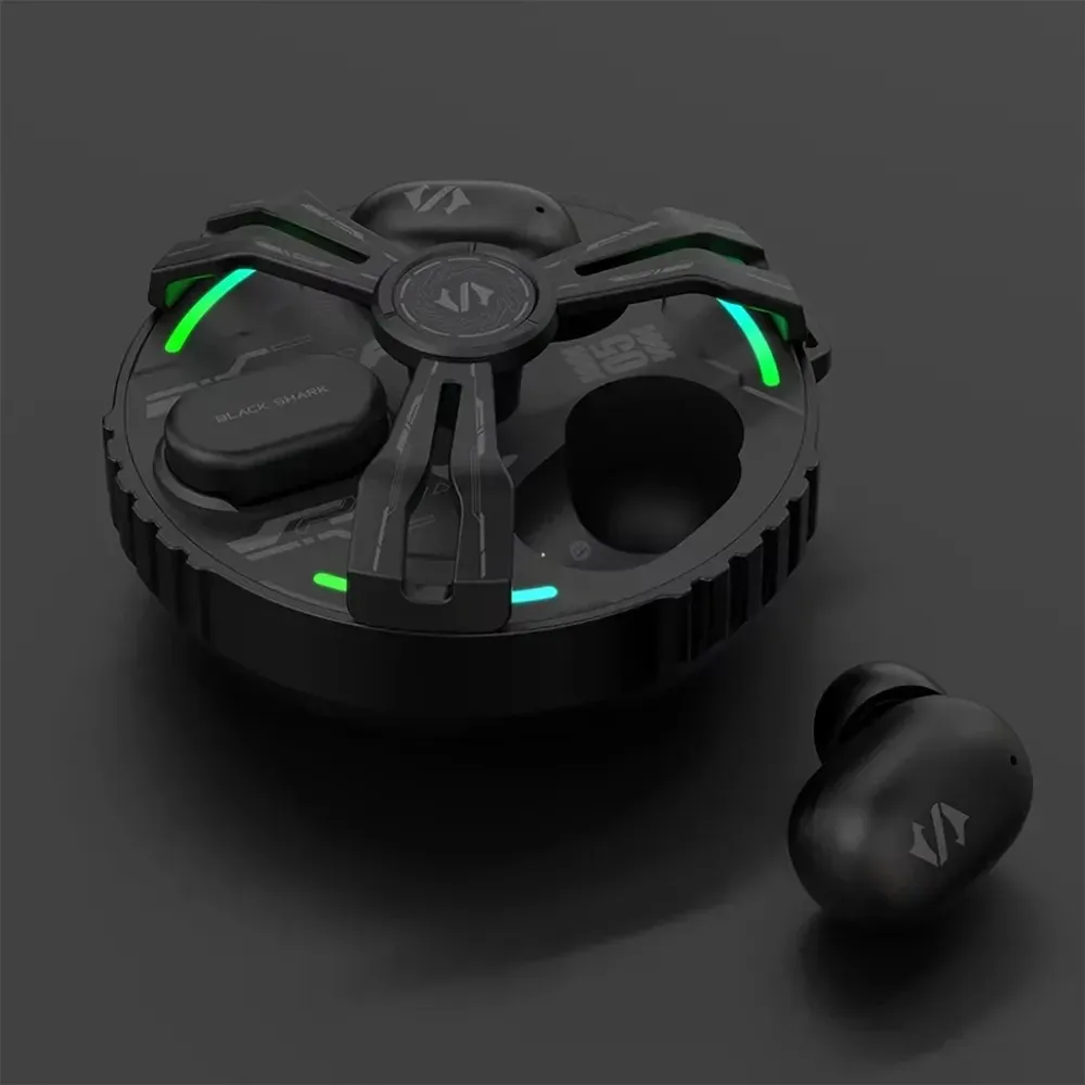 Black Shark Rokas 5 Gaming Earbuds, Ultra-Low Latency, 2.4GHz + Bluetooth 5.4 Dual Mode, 30H Battery Life — image 2