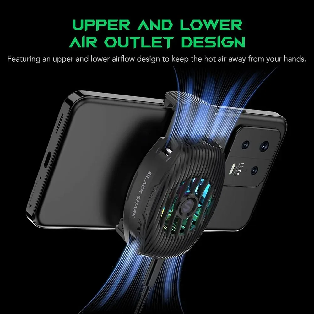 Black Shark FunCooler 5 Neo Magnetic Phone Cooler, 20W Peltier Cooling, 12N Magnetic Grip, One-Touch Silent/Max Modes — image 2
