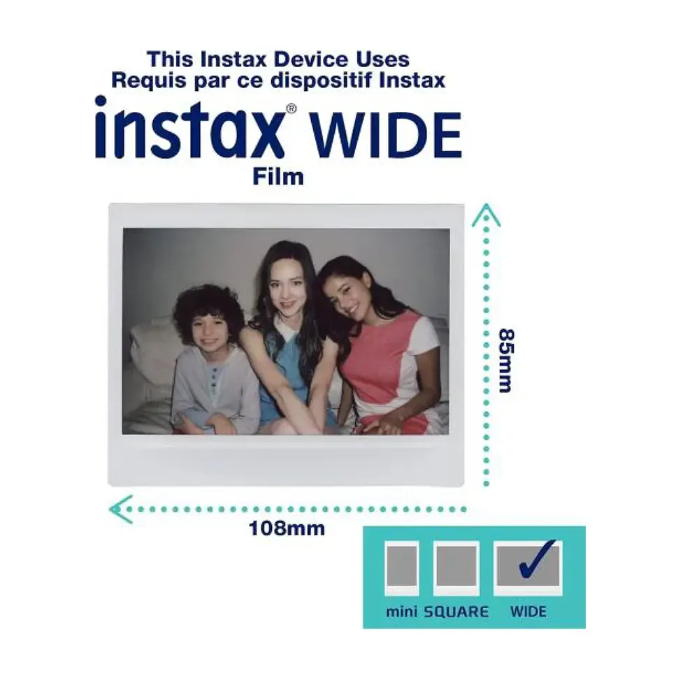 Fujifilm INSTAX WIDE Link Smartphone Printer Ash White — image 3