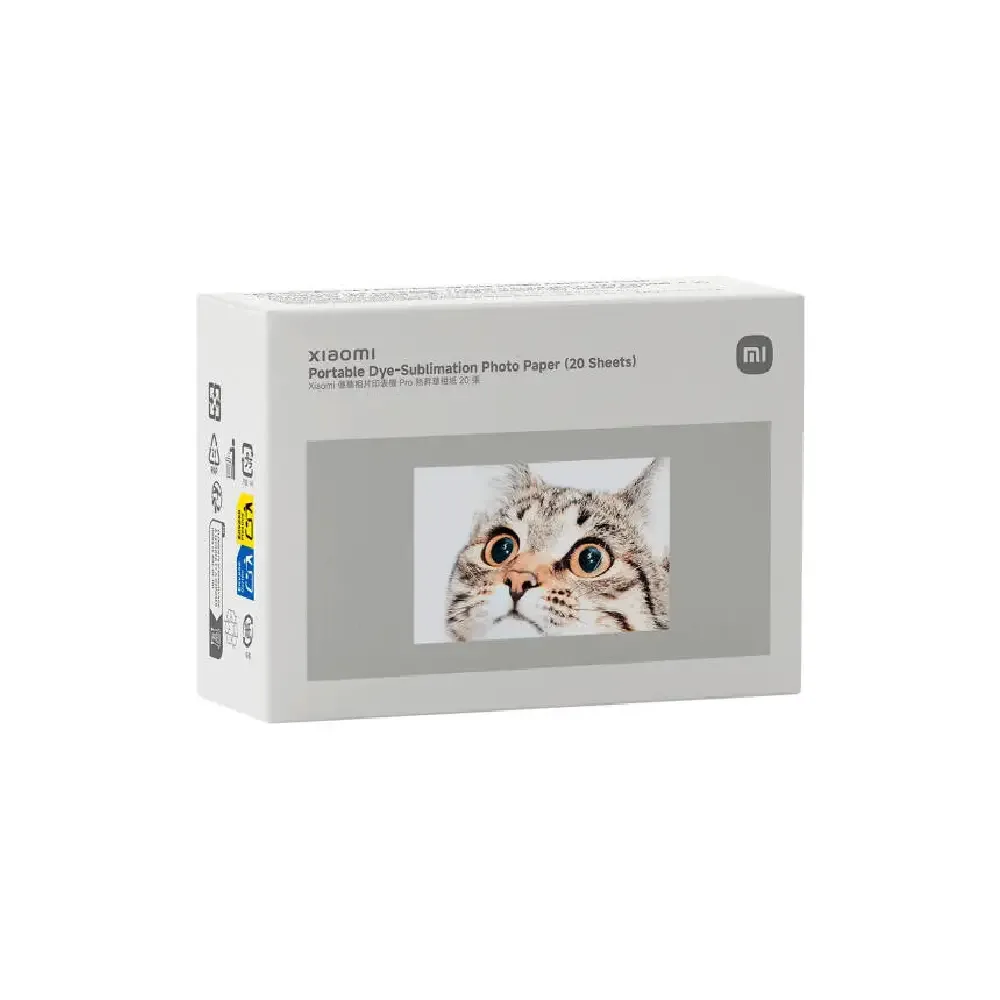 Xiaomi Portable Dye-Sublimation Photo Paper (20 Sheets) — image 3