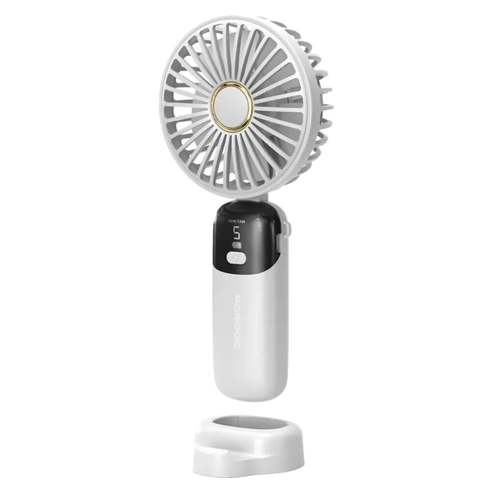 Porodo Chillo Flex Portable Handheld Fan, Adjustable Personal Cooling Fan — image 1
