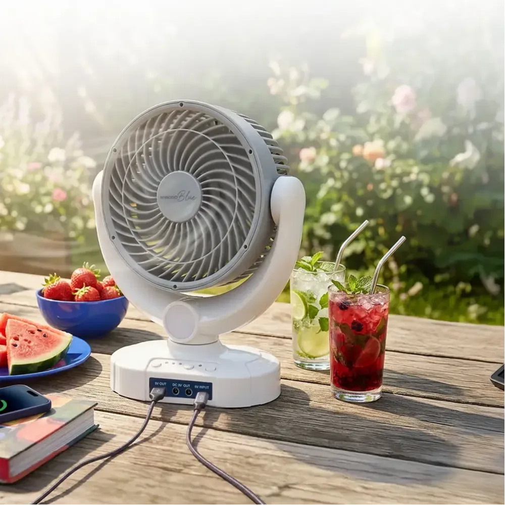 Porodo Blue Cooling and Lighting Fan with Power Bank Function — image 3