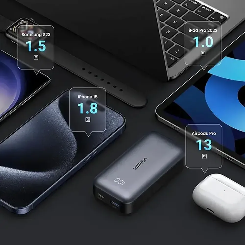 UGREEN 10000mAh 30W 1C1A Power Bank — image 2