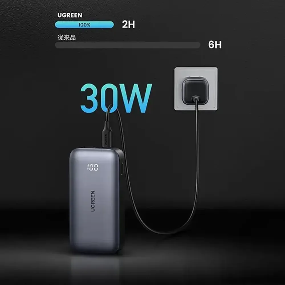 UGREEN 10000mAh 30W 1C1A Power Bank — image 3