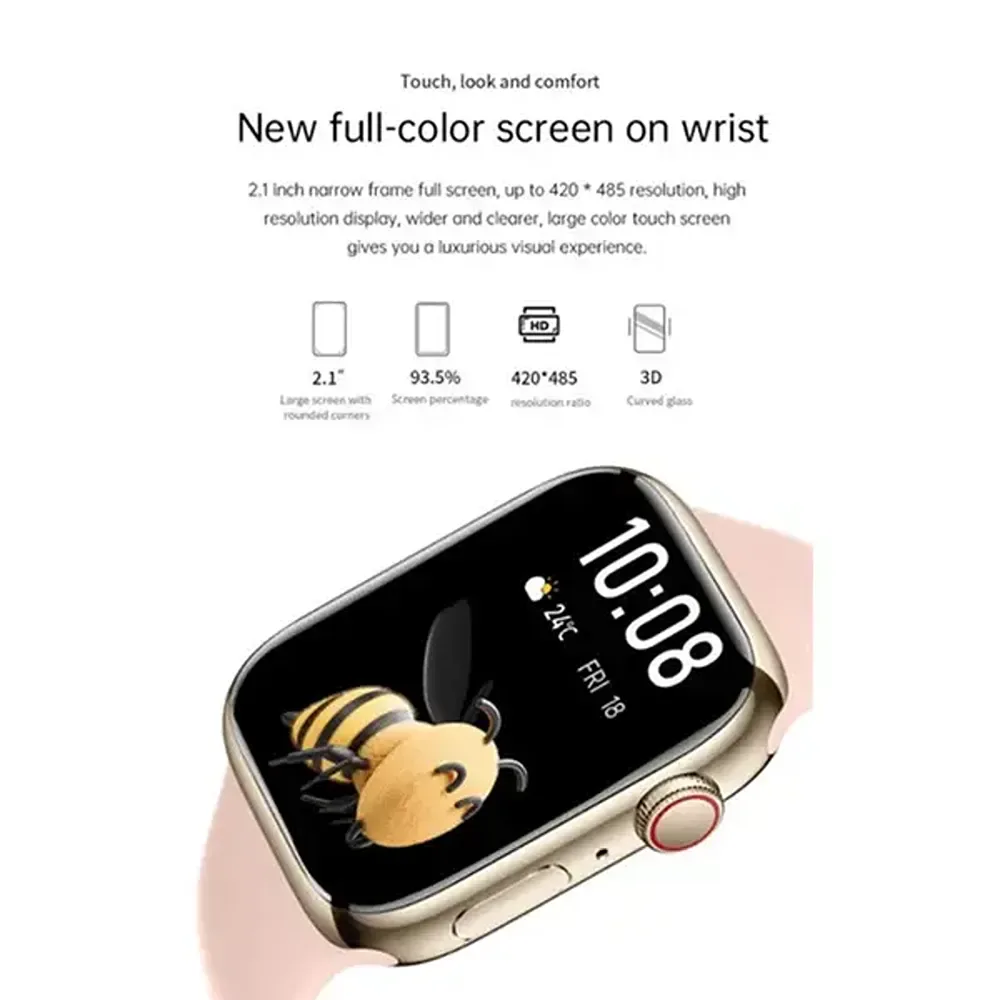 TELUX EVO 8 Smart Calling Watch, 1.91" FHD Display, Bluetooth Calling, 100+ Sports Modes, Health Tracking, 230mAh Battery, IP67, Extra Strap | F1682 — image 5
