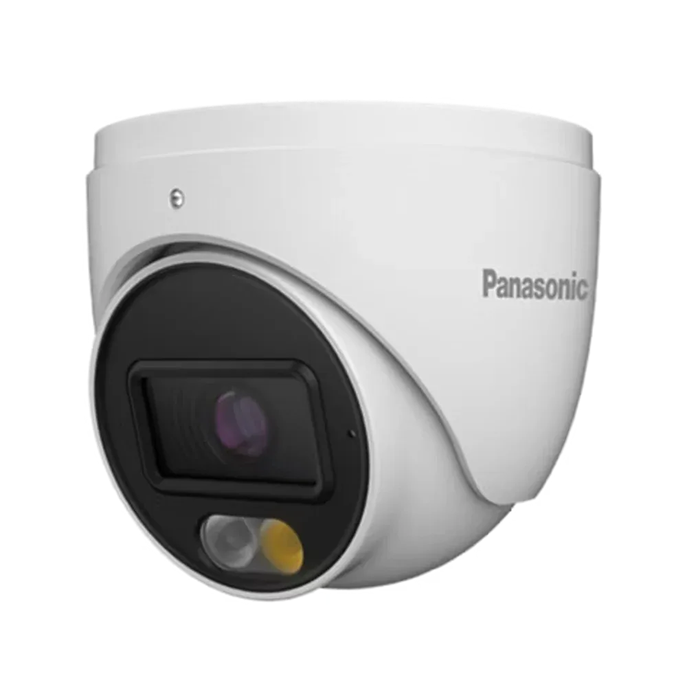 Panasonic 8MP E-Series Fixed Turret Network Camera, 4K Ultra HD IP Security Camera with 8 Megapixel Video, Fixed Lens, Turret Design, Outdoor Surveillance and Remote Monitoring — image 1