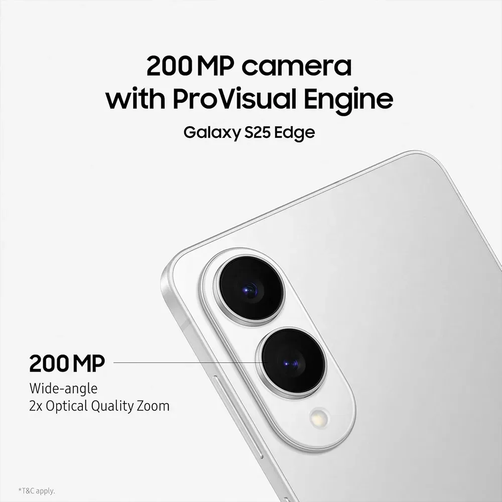 Samsung Galaxy S25 Edge 5G Mobile Phone, 6.7" QHD+ 120Hz AMOLED Display, Snapdragon 8 Elite, 12GB RAM, 512GB Storage, 200MP Camera — image 4