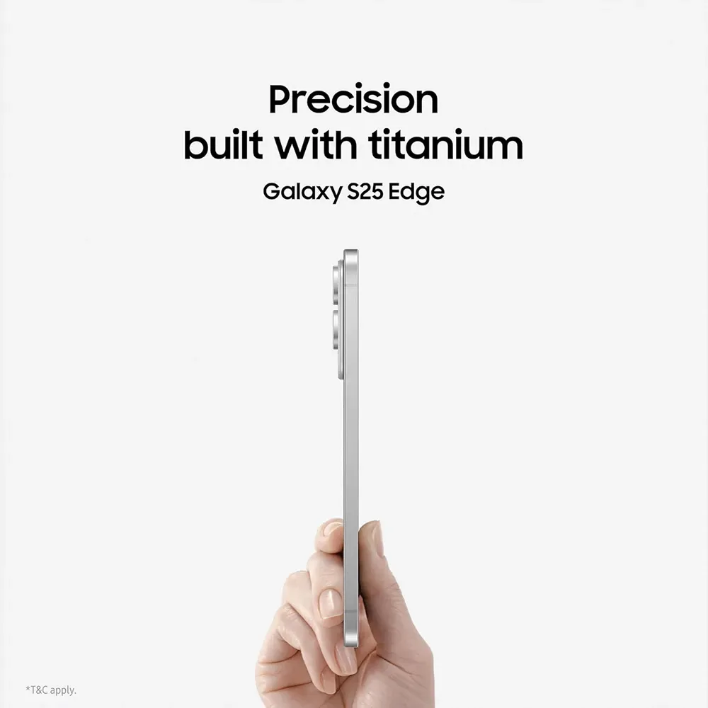 Samsung Galaxy S25 Edge 5G Mobile Phone, 6.7" QHD+ 120Hz AMOLED Display, Snapdragon 8 Elite, 12GB RAM, 512GB Storage, 200MP Camera — image 2