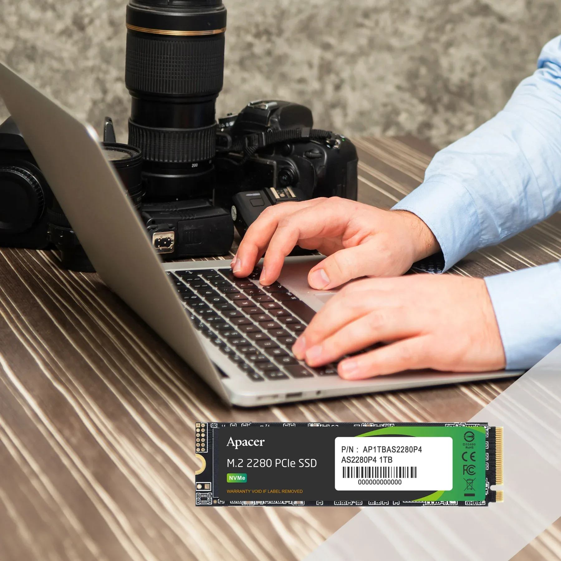 Apacer AS2280P4 M.2 PCIe Gen3 x4 SSD – 256GB–1TB — image 4