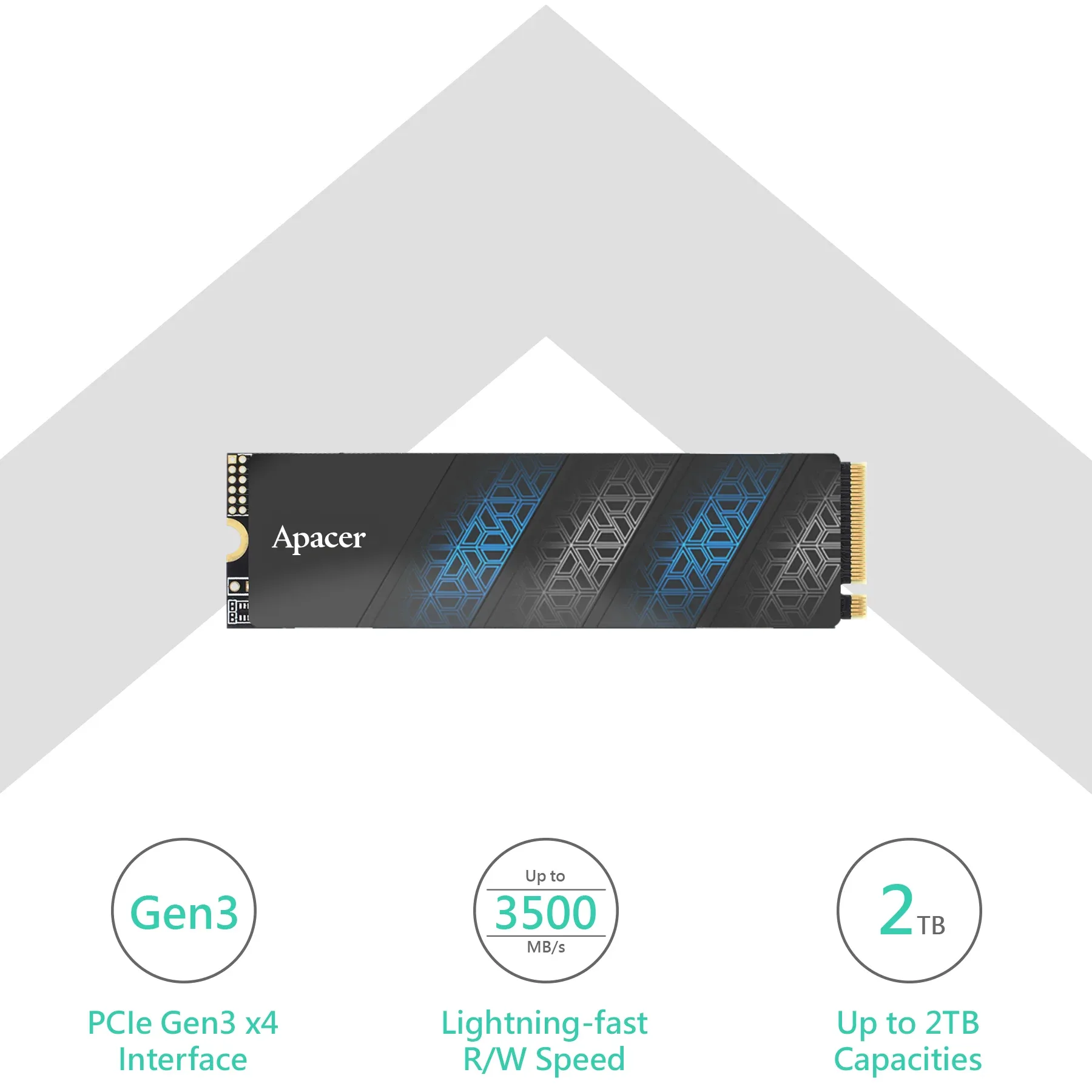 Apacer AS2280P4U Pro 1TB M.2 PCIe SSD — image 2