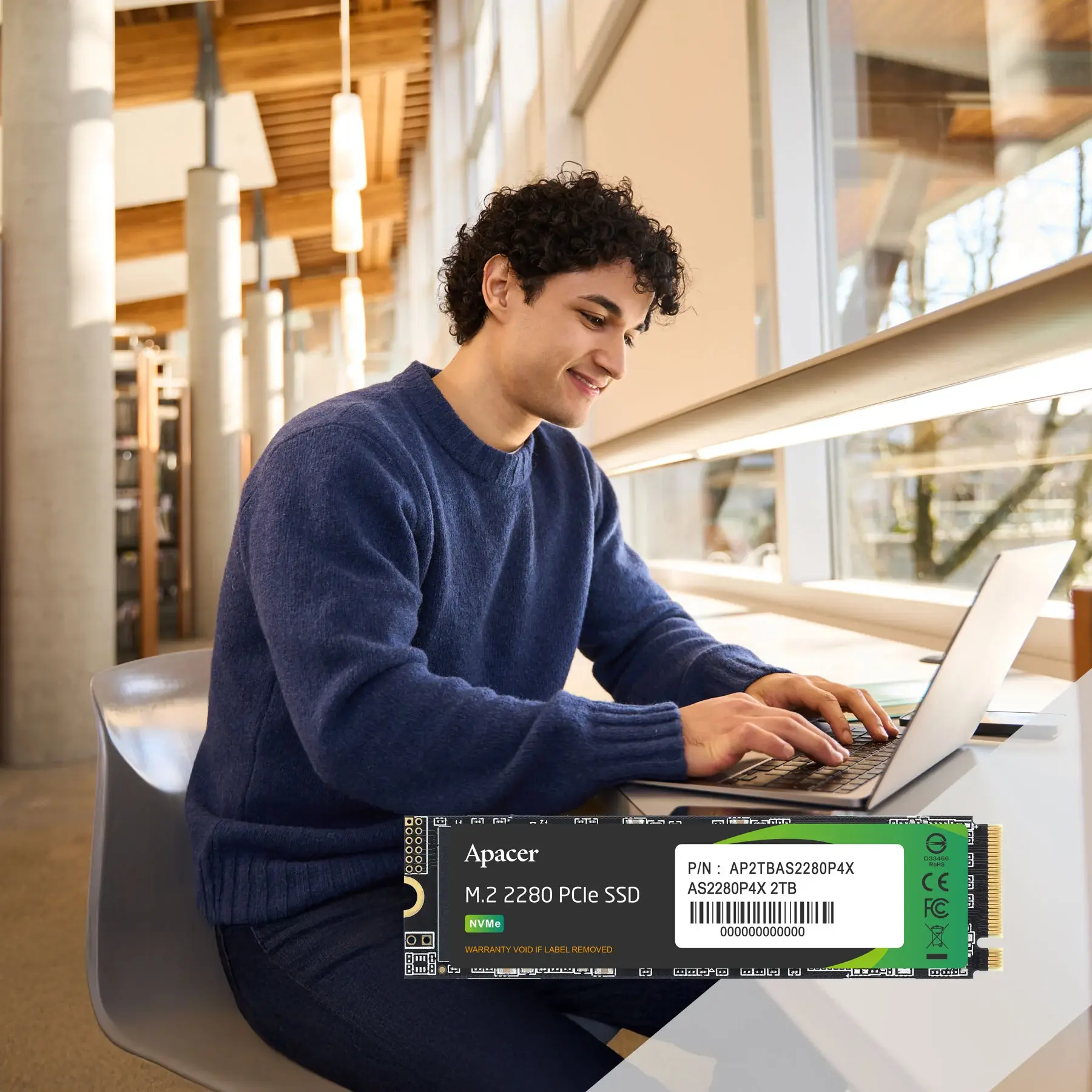 Apacer AS2280P4U Pro 1TB M.2 PCIe SSD — image 3