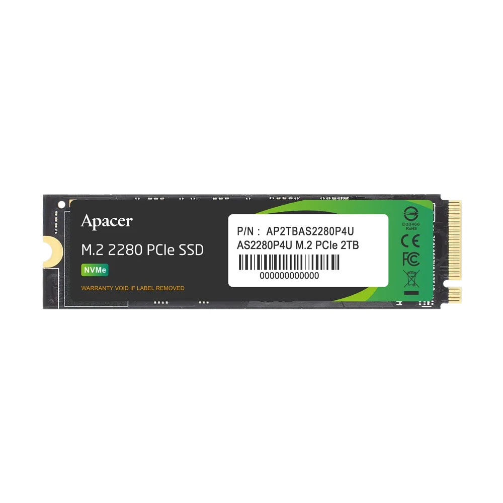 Apacer AS2280P4U M.2 PCIe Gen3 x4 SSD – 256GB–2TB — image 2