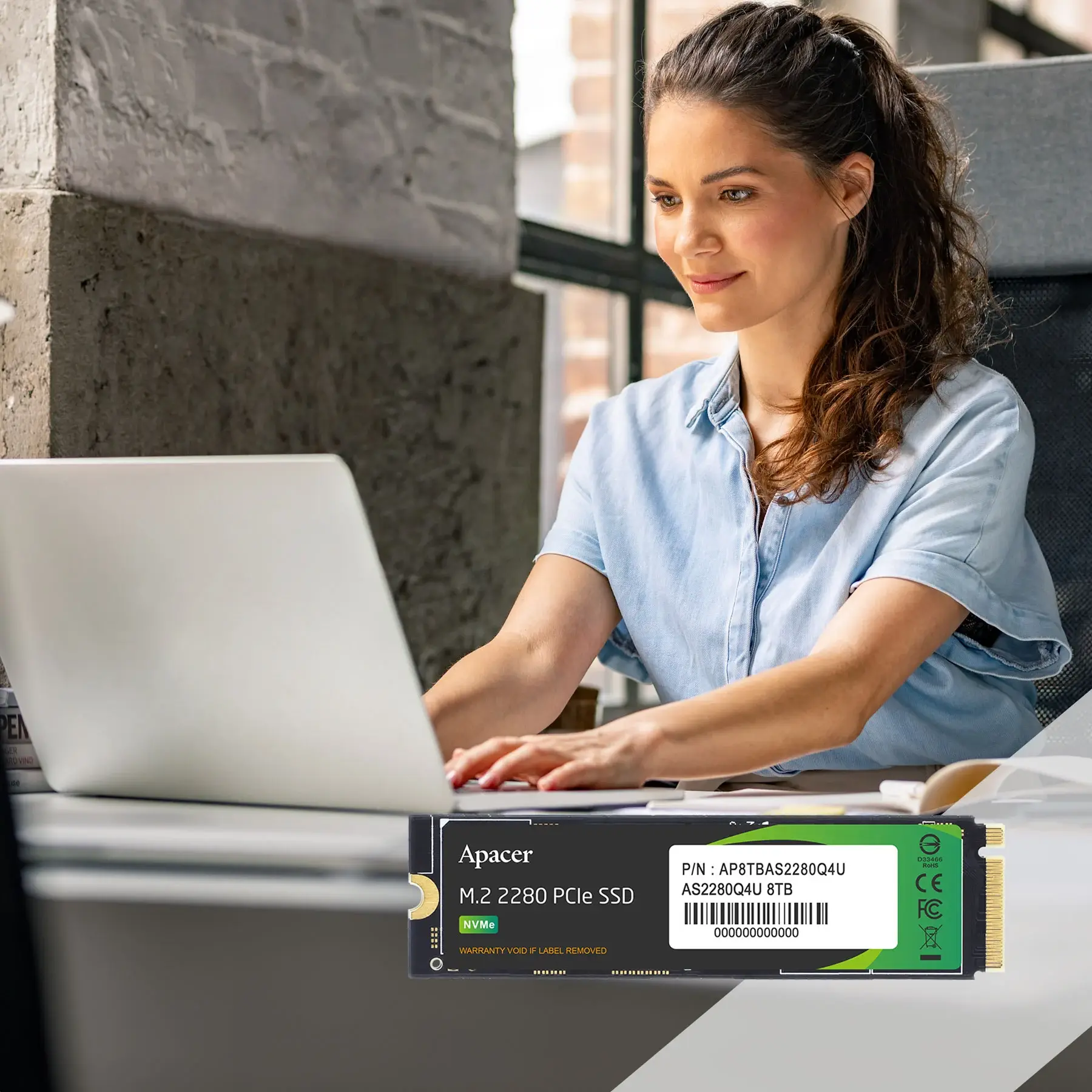 Apacer AS2280Q4U 512GB M.2 PCIe Gen4 SSD — image 4