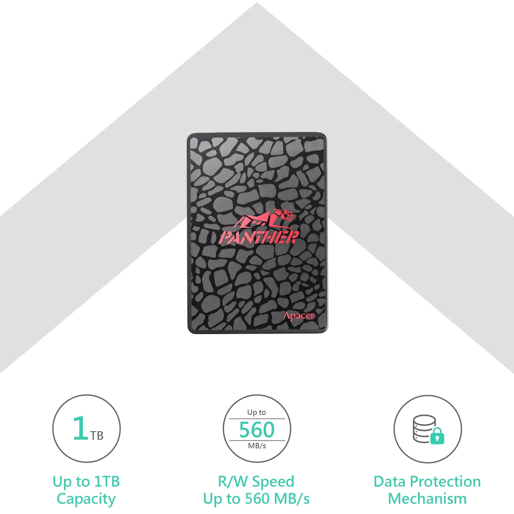 Apacer AS350 PANTHER SATA III 2.5" SSD – 128GB–1TB — image 5
