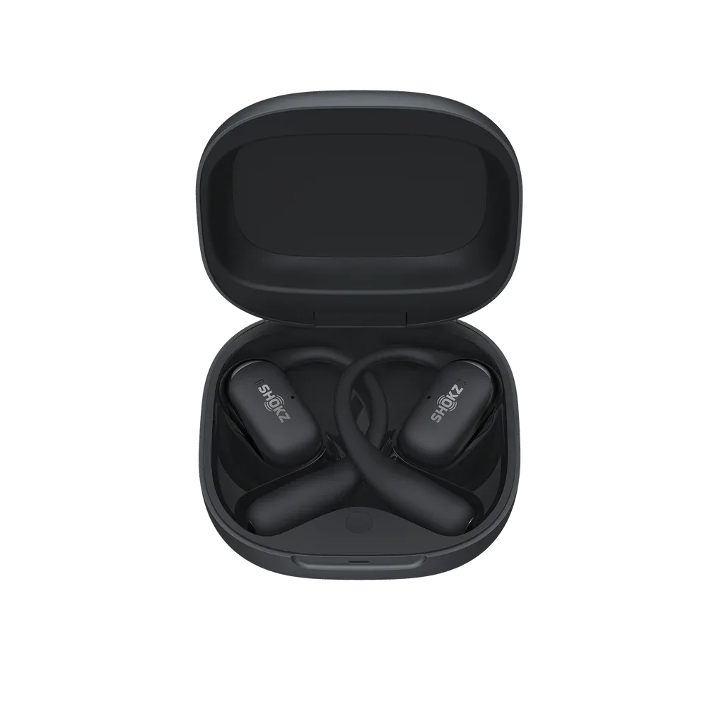Shokz OpenFit 2+ Open-Ear Headphones – Black, Grey & Purple — image 4
