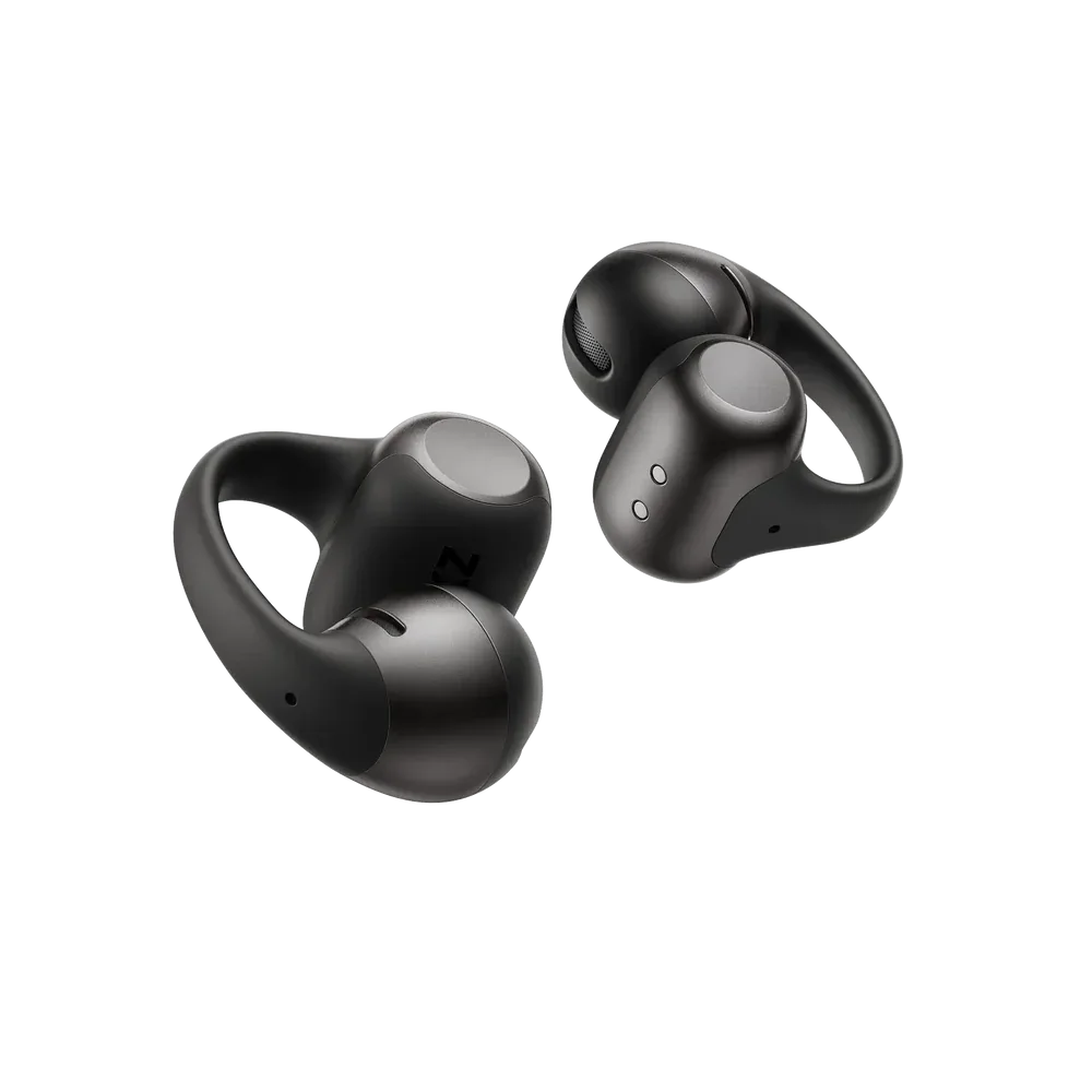 Shokz OpenDots 2 Open-Ear Clip-On Earbuds – Black, Grey & Pearl White — image 3