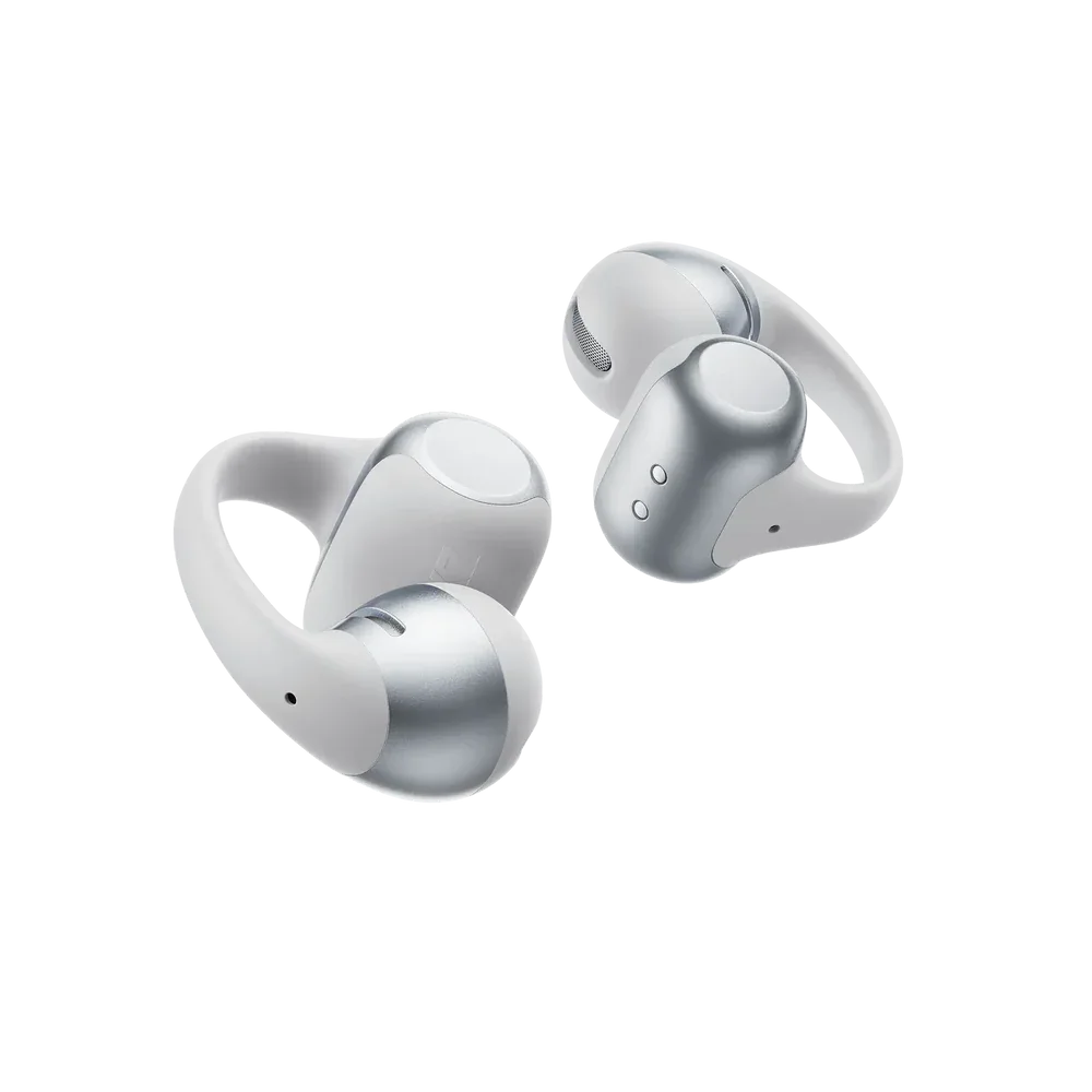 Shokz OpenDots 2 Open-Ear Clip-On Earbuds – Black, Grey & Pearl White — image 5