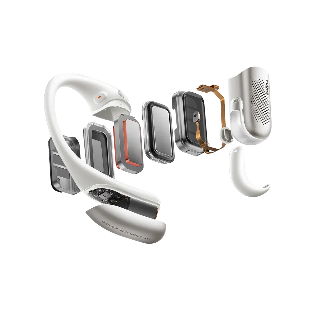 Shokz OpenFit Pro Open-Ear Earbuds – Black & White — image 4