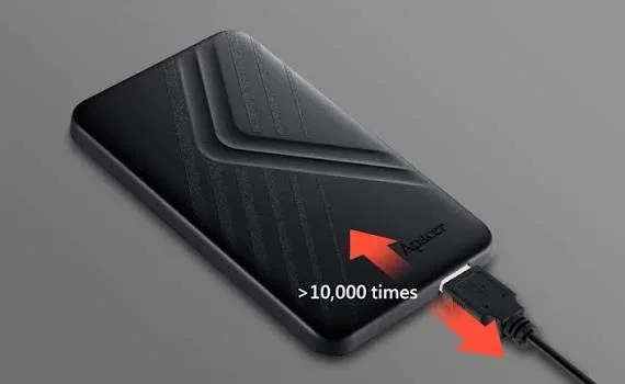 Apacer AC236  Portable Hard Drive – USB 3.2 Gen 1 (1TB–5TB) — image 3