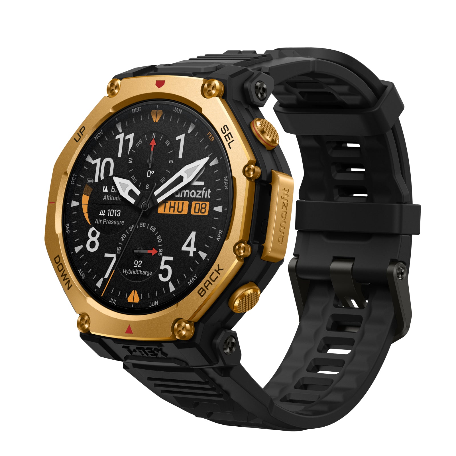 Amazfit T-Rex 3 Pro Black 48mm Outdoor Smartwatch — image 1