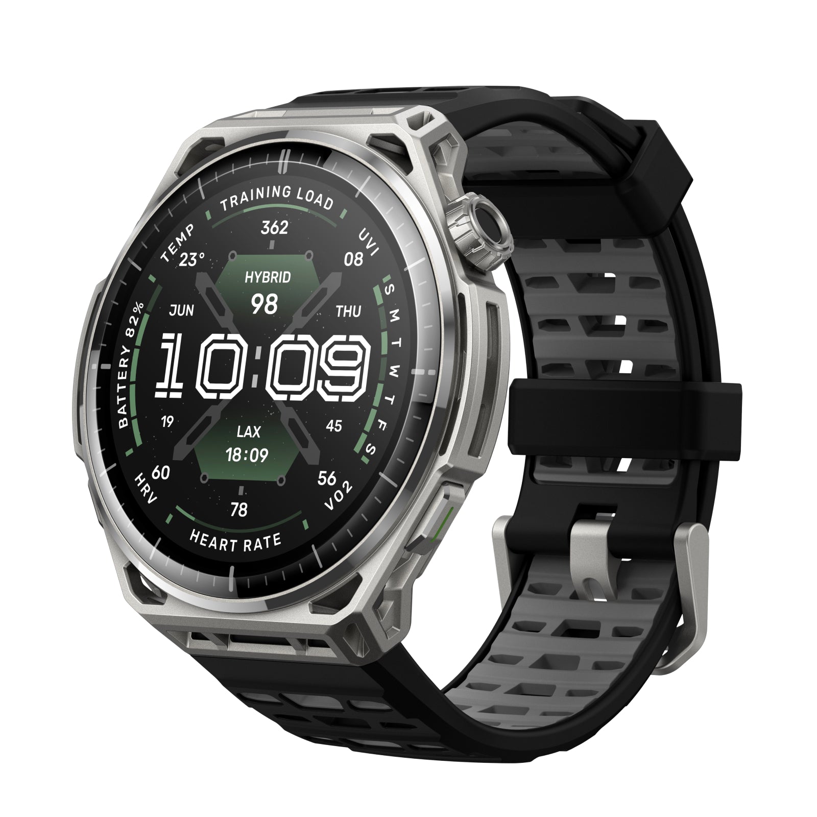 Amazfit Balance 3 Smart Watch Black Stainless Steel — image 1