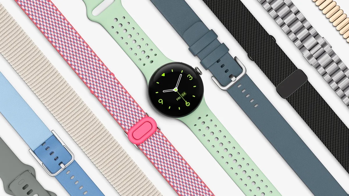 Google Pixel Watch 3 45mm Porcelain, Smartwatch with Actua Display, Fitbit Health & GPS — image 3