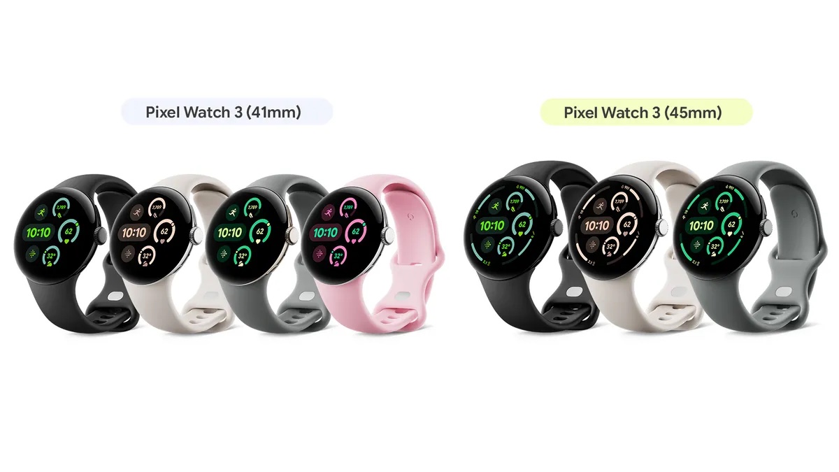 Google Pixel Watch 3 45mm Porcelain, Smartwatch with Actua Display, Fitbit Health & GPS — image 1