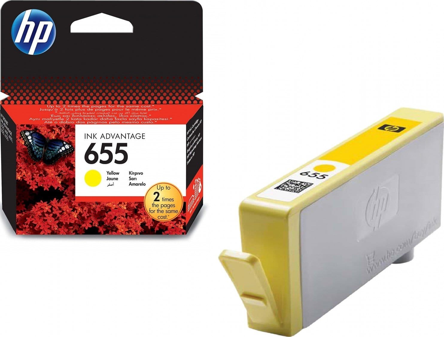 HP 655 Color Ink Cartridge — image 1