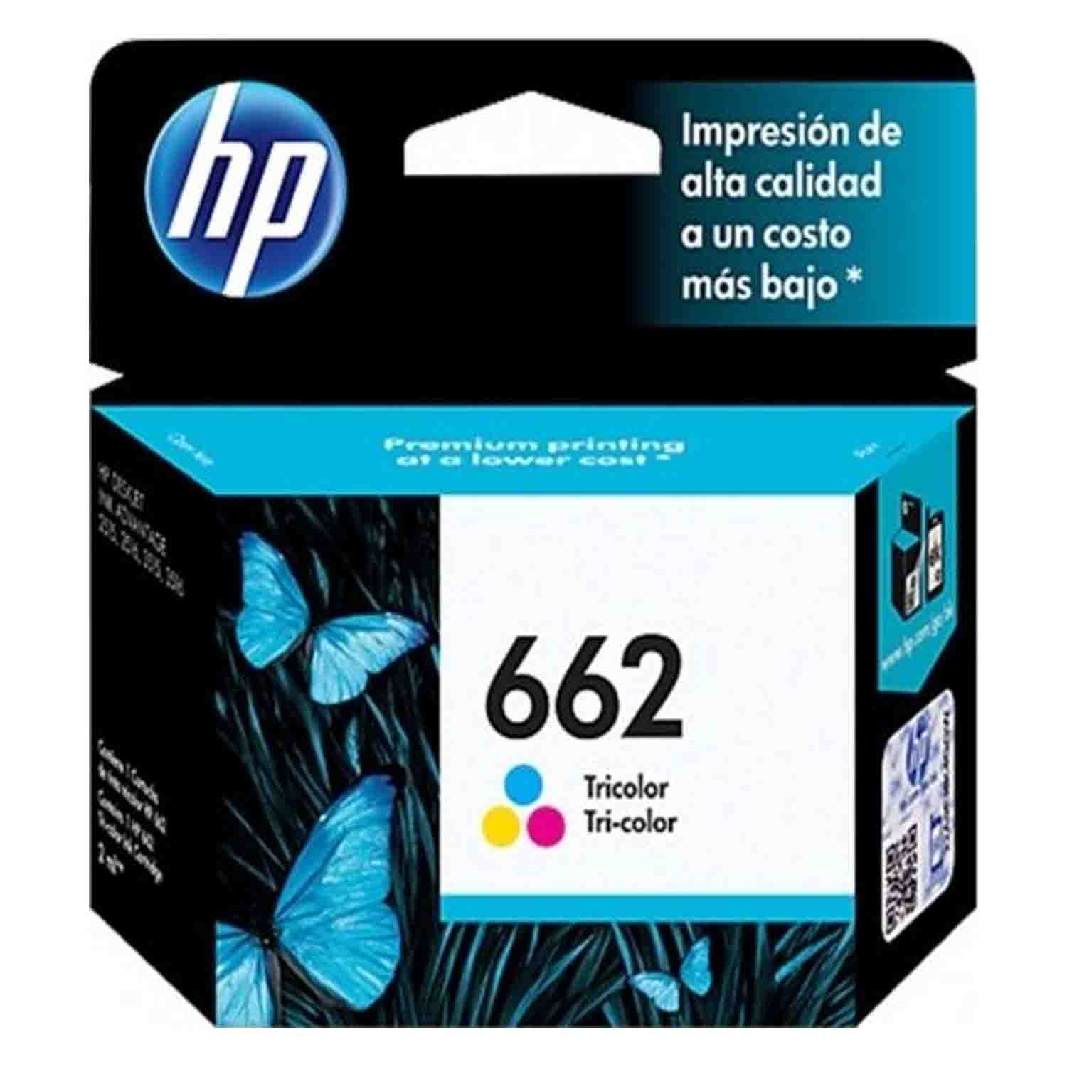HP 662 Tri Color Ink Cartridge — image 1