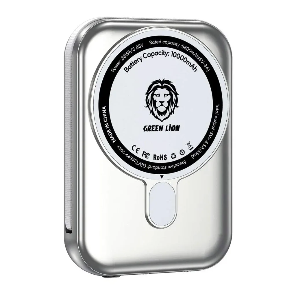 Green Lion Monaco MagSafe Power Bank 10000mAh PD 20W QC 22.5W – Powerful Wireless Charger — image 1